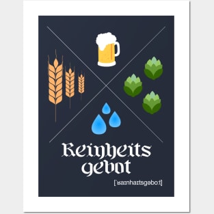 German Beer Purity Law Reinheitsgebot Posters and Art